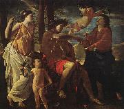 Nicolas Poussin The Inspiration of the Poet Sweden oil painting artist